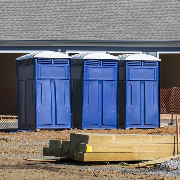 how do you dispose of waste after the porta potties have been emptied in Gore Kansas